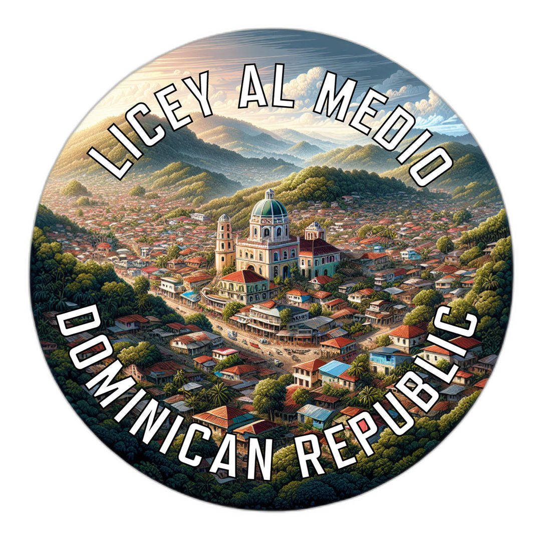 Licey al Medio Dominican Republic Souvenir Die Cut Flat Magnet Image 1