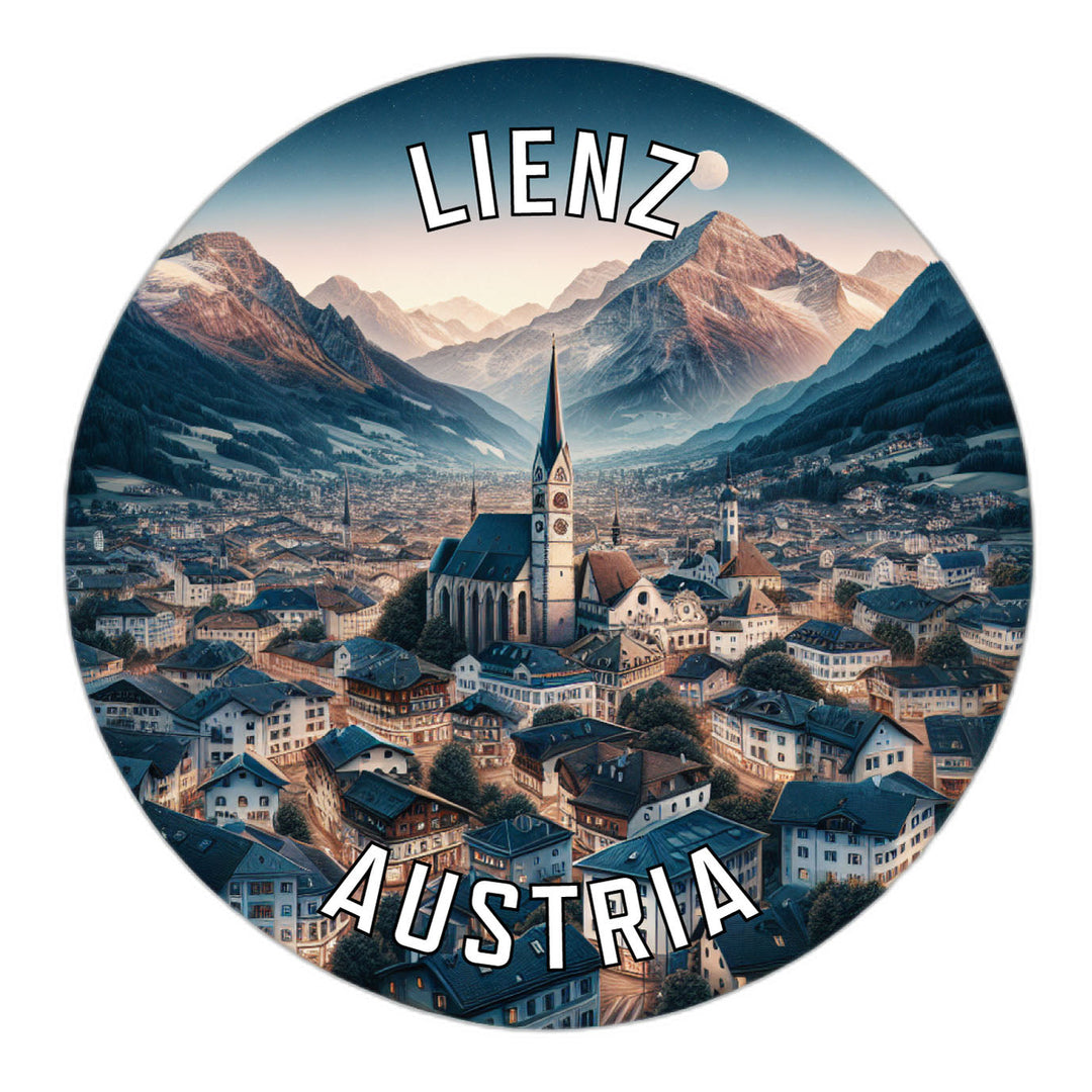 Lienz Austria Souvenir Die Cut Flat Magnet Image 1