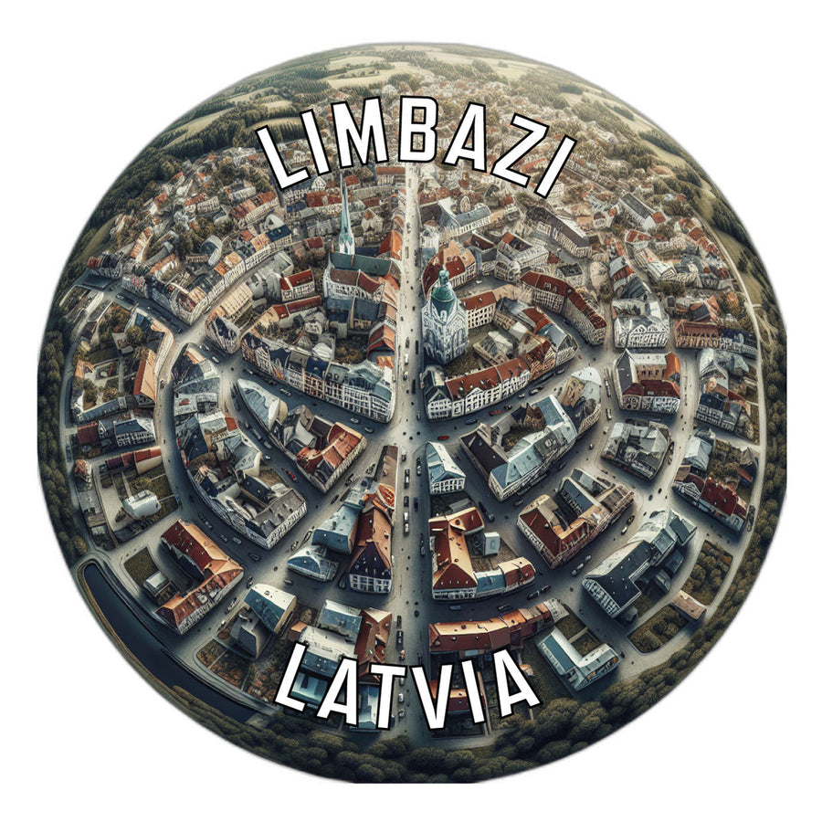 Limbazi Latvia Souvenir Die Cut Flat Magnet Image 1