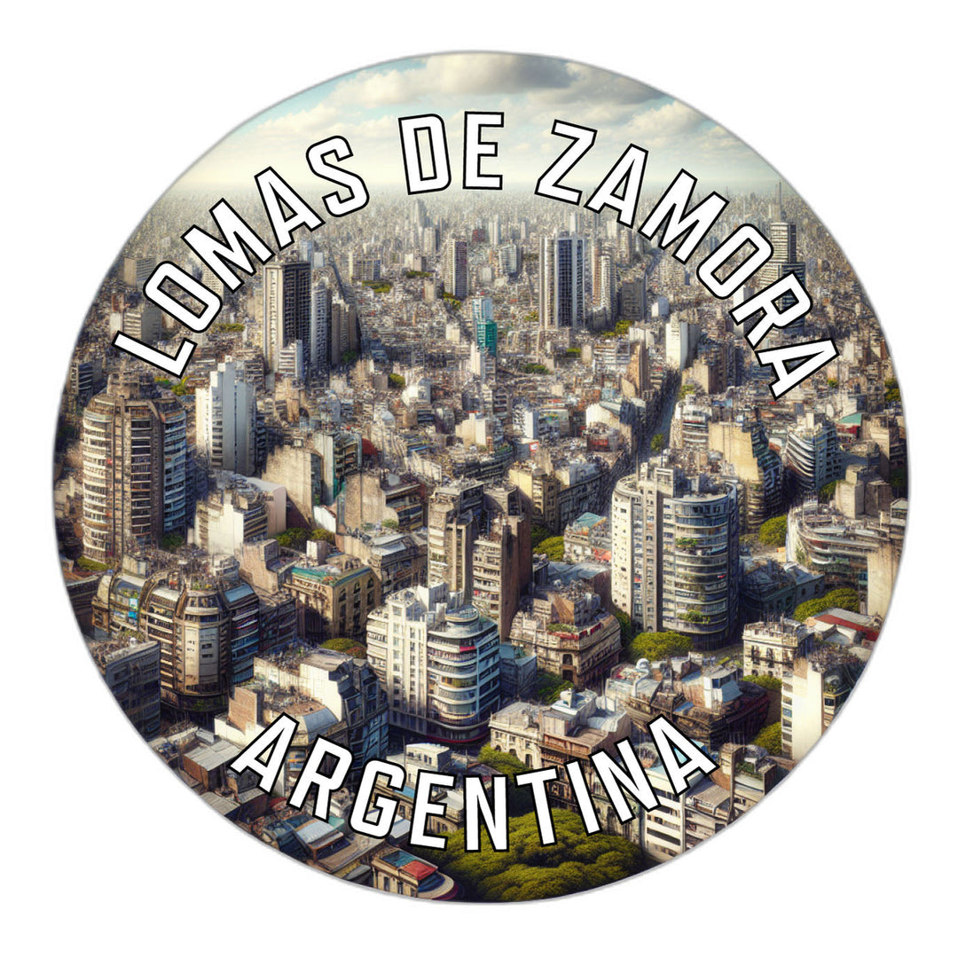 Lomas de Zamora Argentina Souvenir Die Cut Flat Magnet Image 1