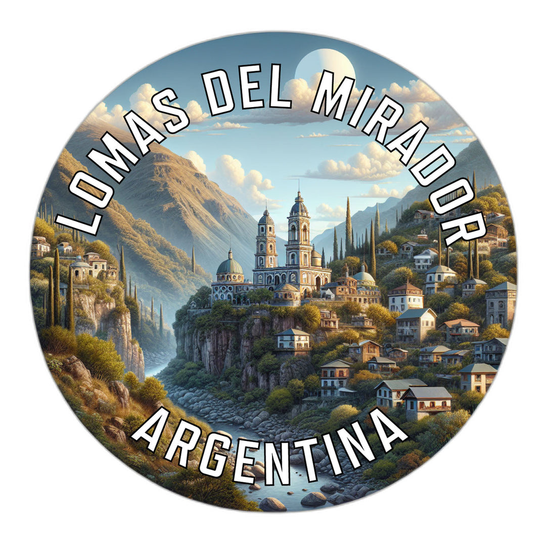 Lomas del Mirador Argentina Souvenir Die Cut Flat Magnet Image 1