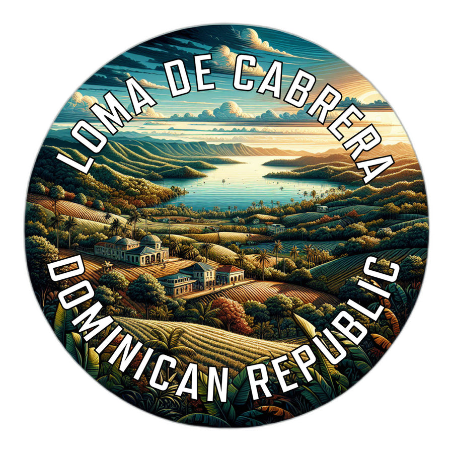 Loma de Cabrera Dominican Republic Souvenir Die Cut Flat Magnet Image 1