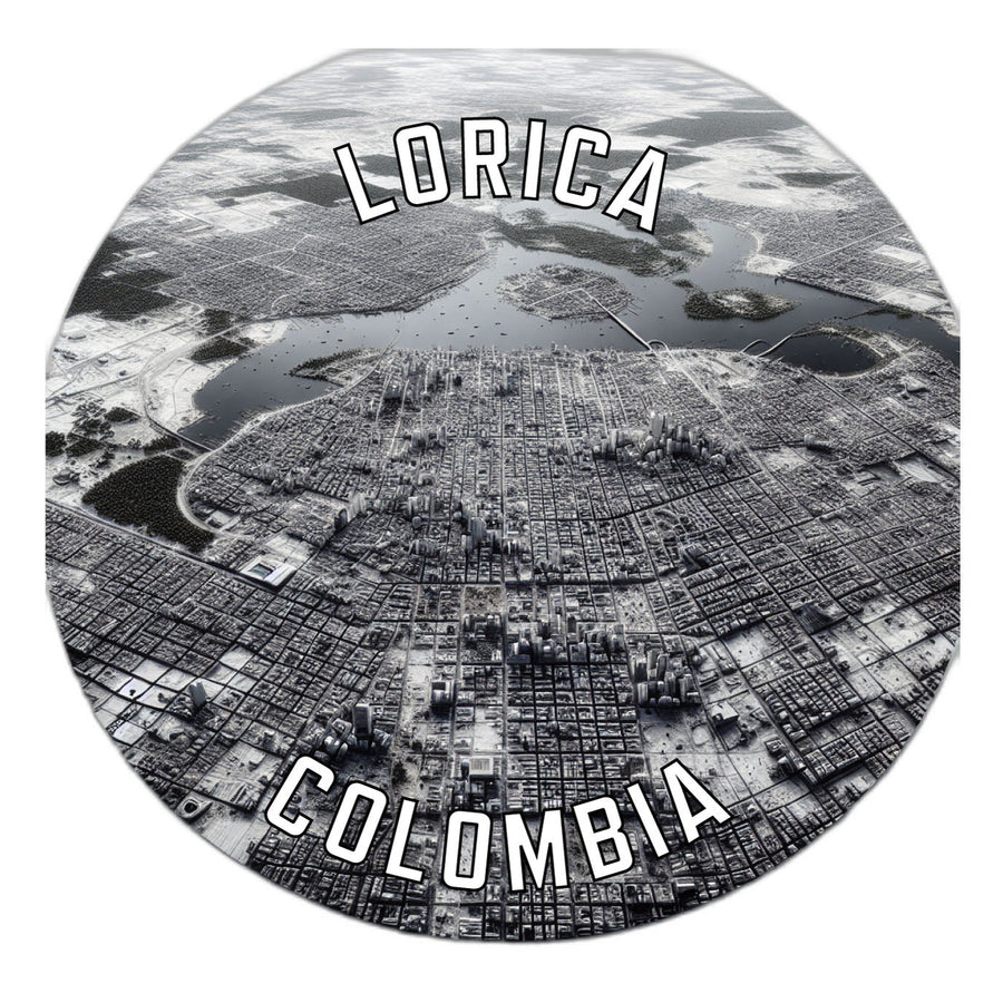 Lorica Colombia Souvenir Die Cut Flat Magnet Image 1