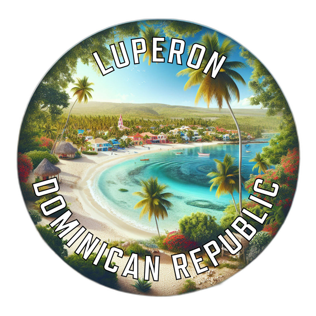 Luperon Dominican Republic Souvenir Die Cut Flat Magnet Image 1