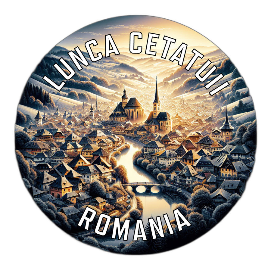 Lunca Cetatuii Romania Souvenir Die Cut Flat Magnet Image 1