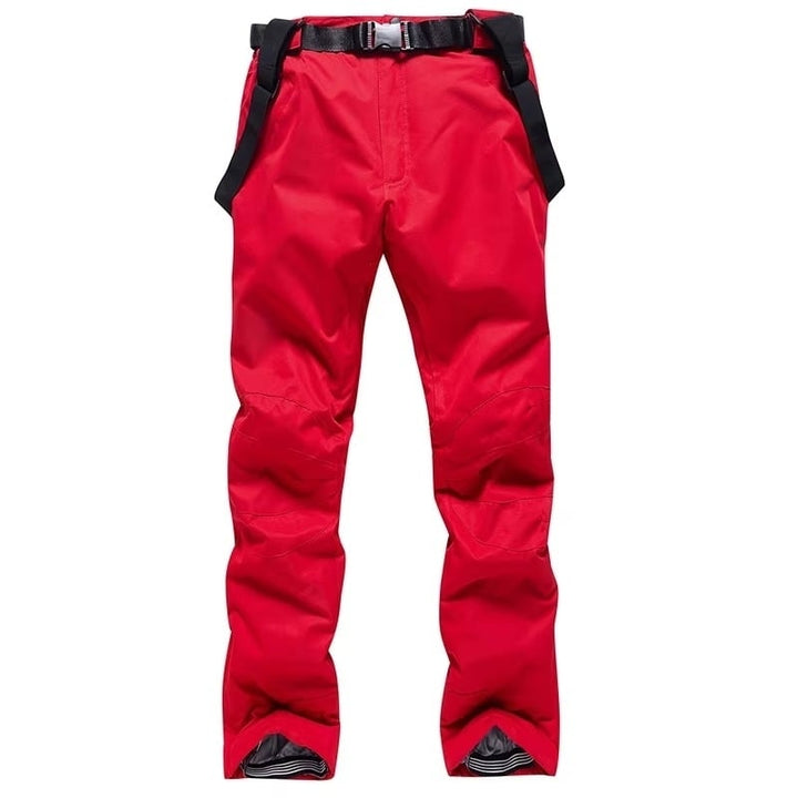 Winter Ski Pants for Men and Women Waterproof Windproof Snowboard Bibs Image 1