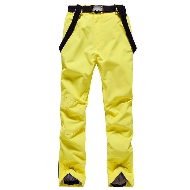 Winter Ski Pants for Men and Women Waterproof Windproof Snowboard Bibs Image 9