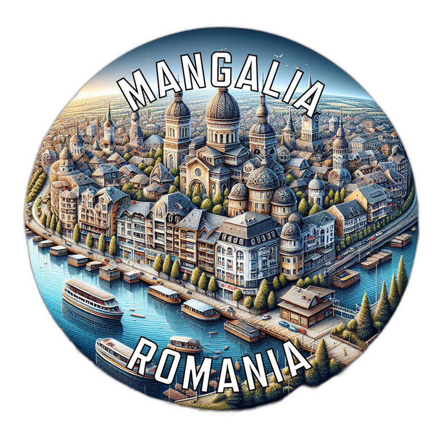 Mangalia Romania Souvenir Die Cut Flat Magnet Image 1