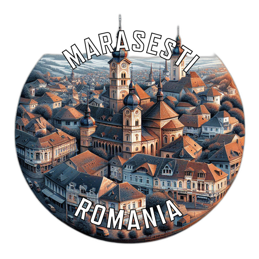 Marasesti Romania Souvenir Die Cut Flat Magnet Image 1