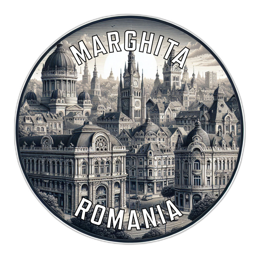 Marghita Romania Souvenir Die Cut Flat Magnet Image 1