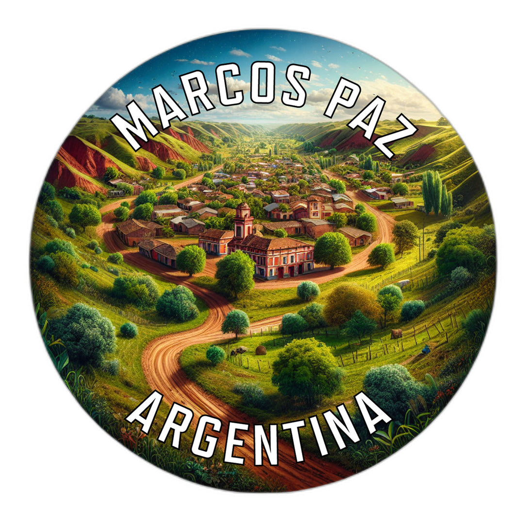 Marcos Paz Argentina Souvenir Die Cut Flat Magnet Image 1