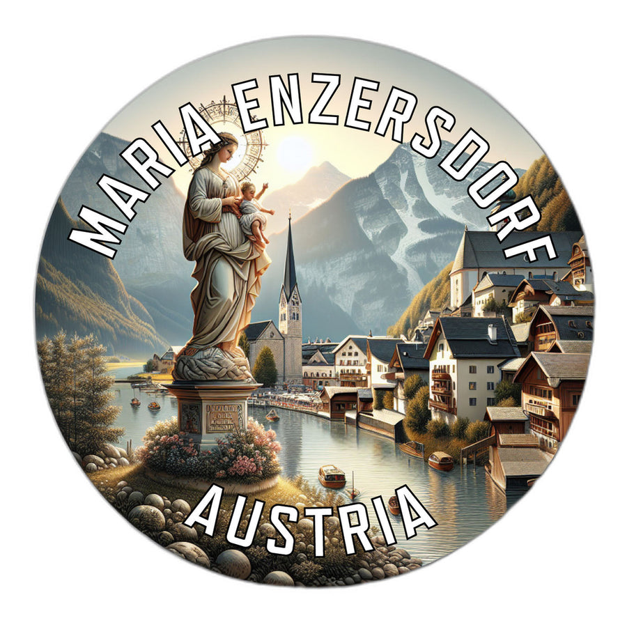 Maria Enzersdorf Austria Souvenir Die Cut Flat Magnet Image 1