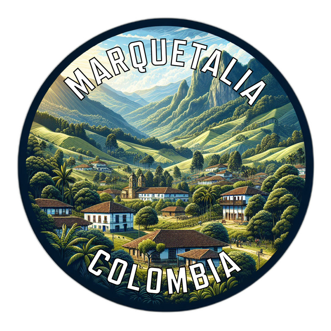 Marquetalia Colombia Souvenir Die Cut Flat Magnet Image 1