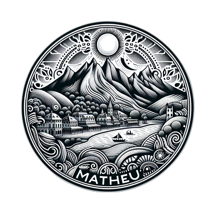 Matheu Argentina_updated Souvenir Die Cut Flat Magnet Image 1