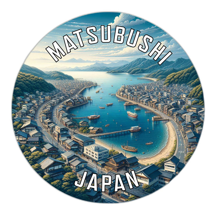 Matsubushi Japan Souvenir Die Cut Flat Magnet Image 1