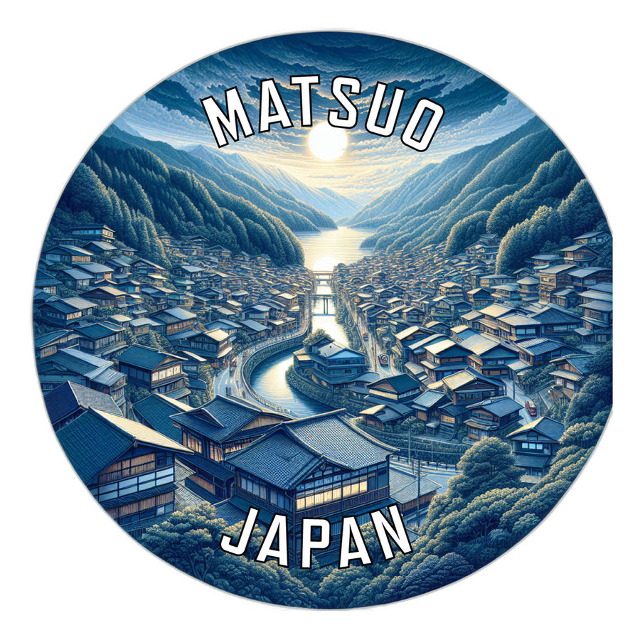 Matsuo Japan Souvenir Die Cut Flat Magnet Image 1