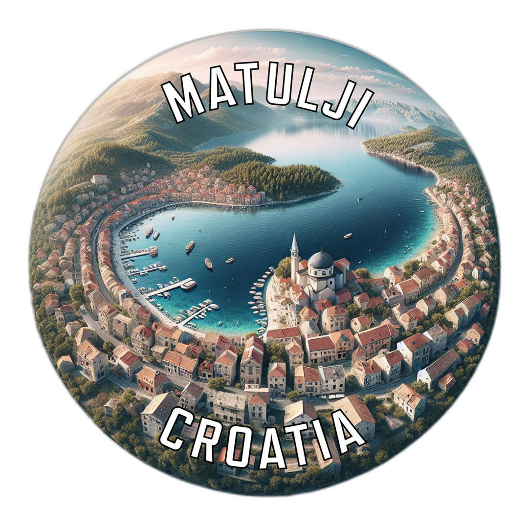 Matulji Croatia Souvenir Die Cut Flat Magnet Image 1