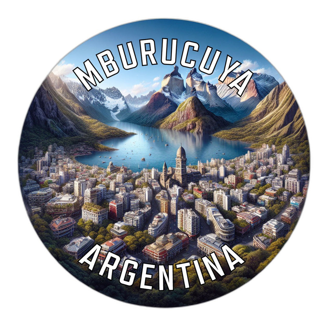 Mburucuya Argentina Souvenir Die Cut Flat Magnet Image 1