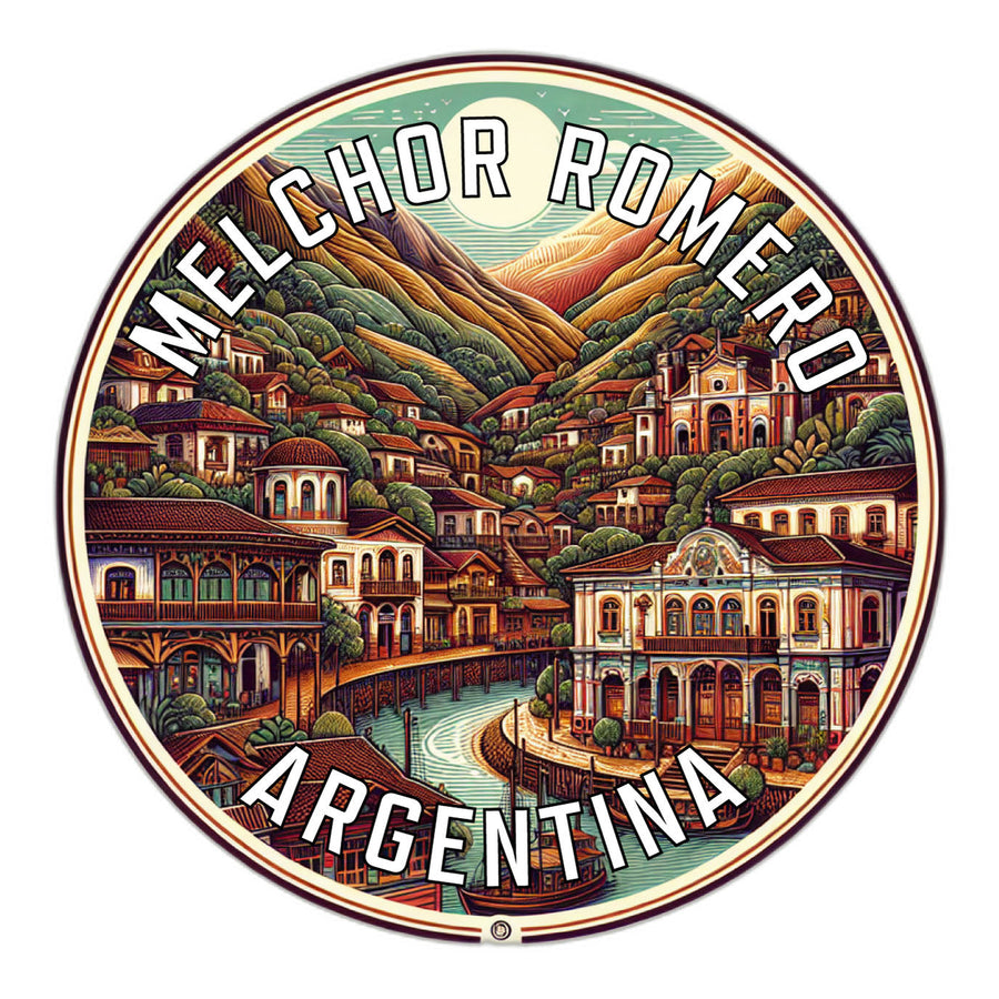 Melchor Romero Argentina Souvenir Die Cut Flat Magnet Image 1