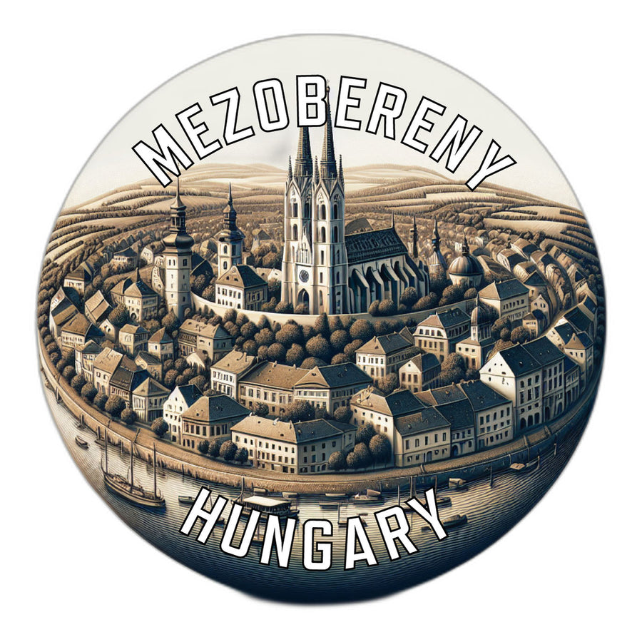 Mezobereny Hungary Souvenir Die Cut Flat Magnet Image 1