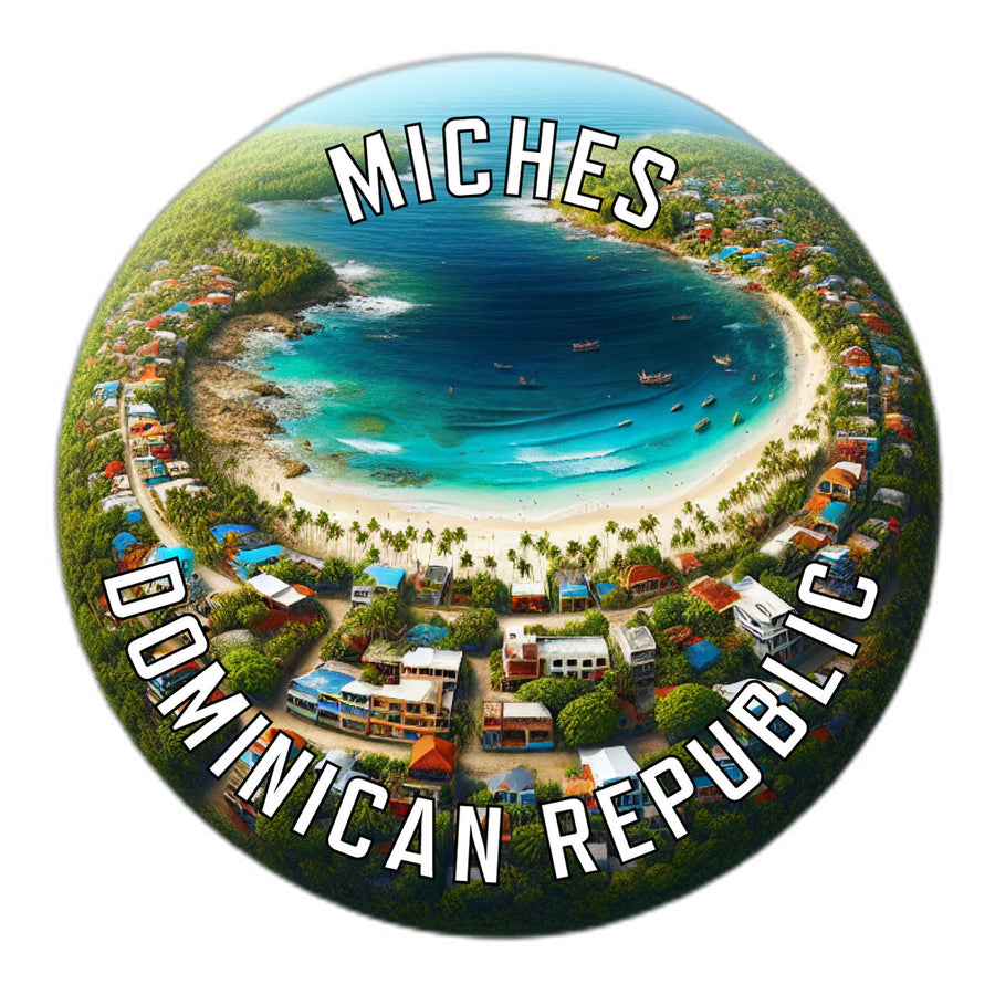 Miches Dominican Republic Souvenir Die Cut Flat Magnet Image 1