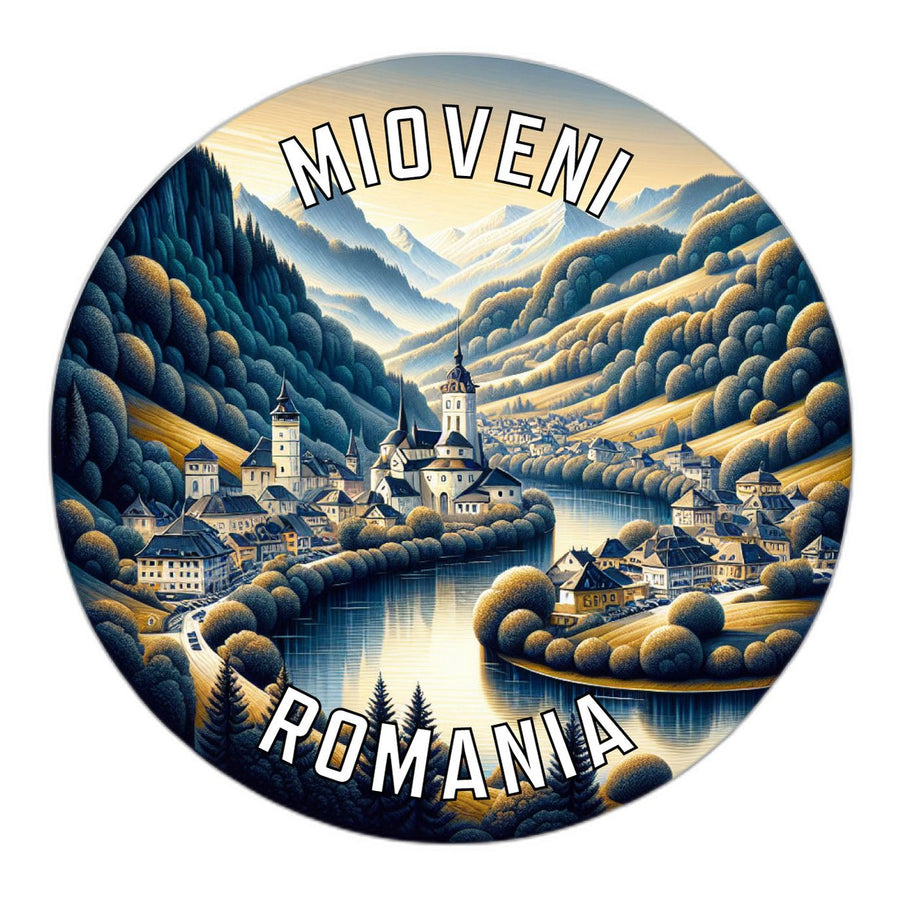 Mioveni Romania Souvenir Die Cut Flat Magnet Image 1