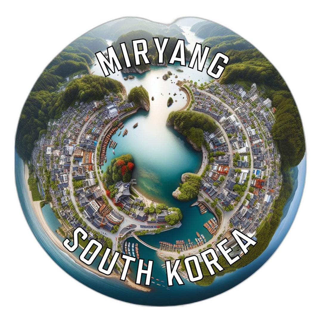 Miryang Korea South Souvenir Die Cut Flat Magnet Image 1