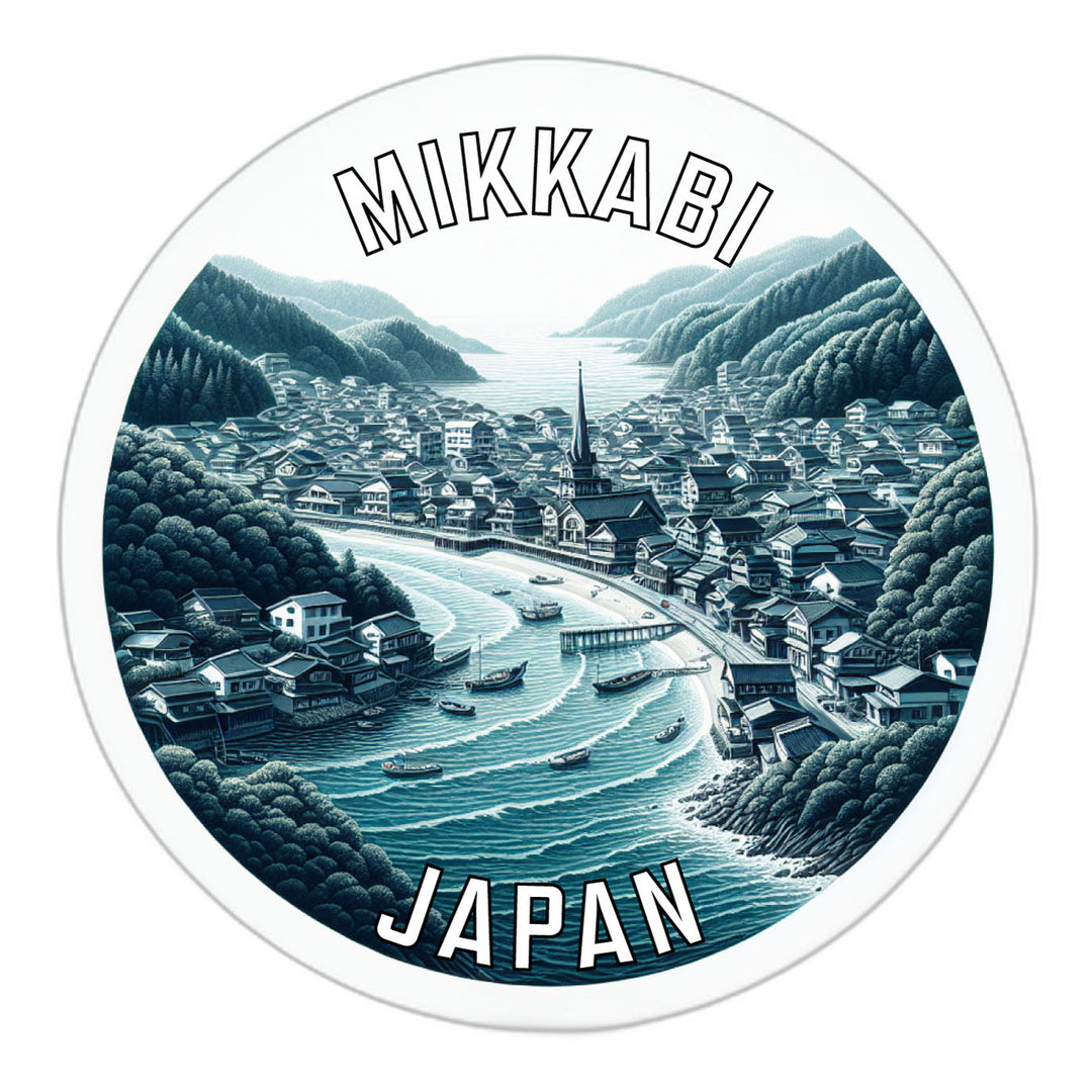 Mikkabi Japan Souvenir Die Cut Flat Magnet Image 1