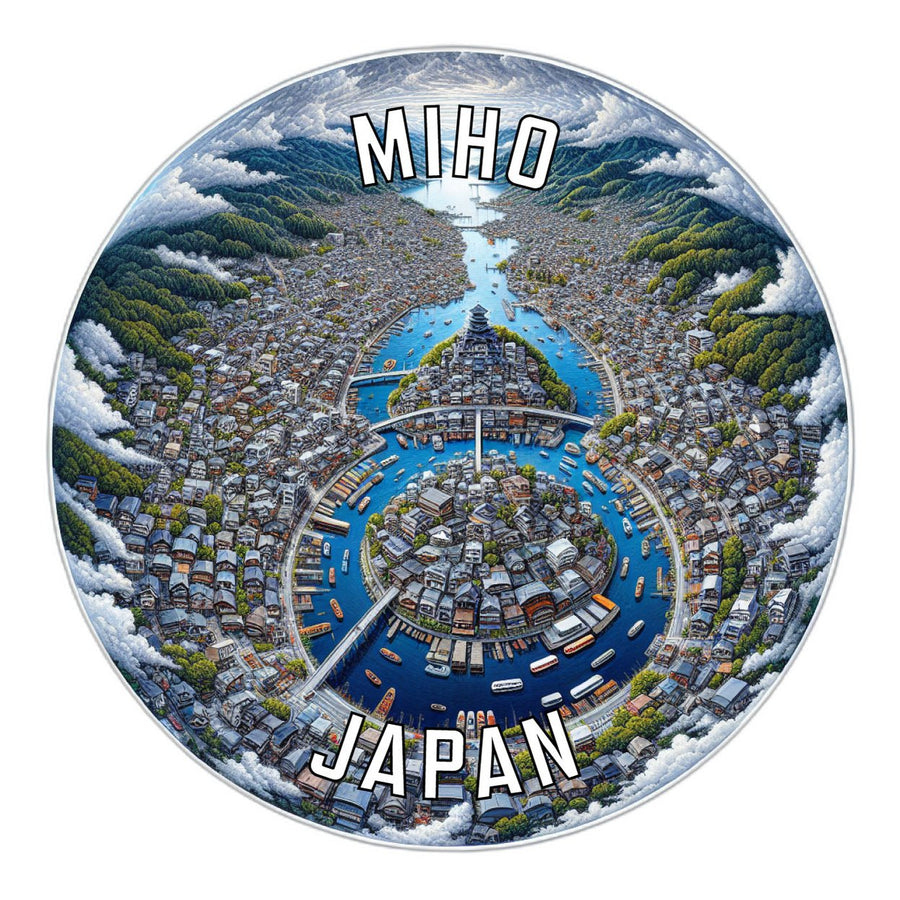 Miho Japan Souvenir Die Cut Flat Magnet Image 1