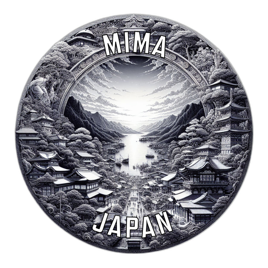 Mima Japan Souvenir Die Cut Flat Magnet Image 1