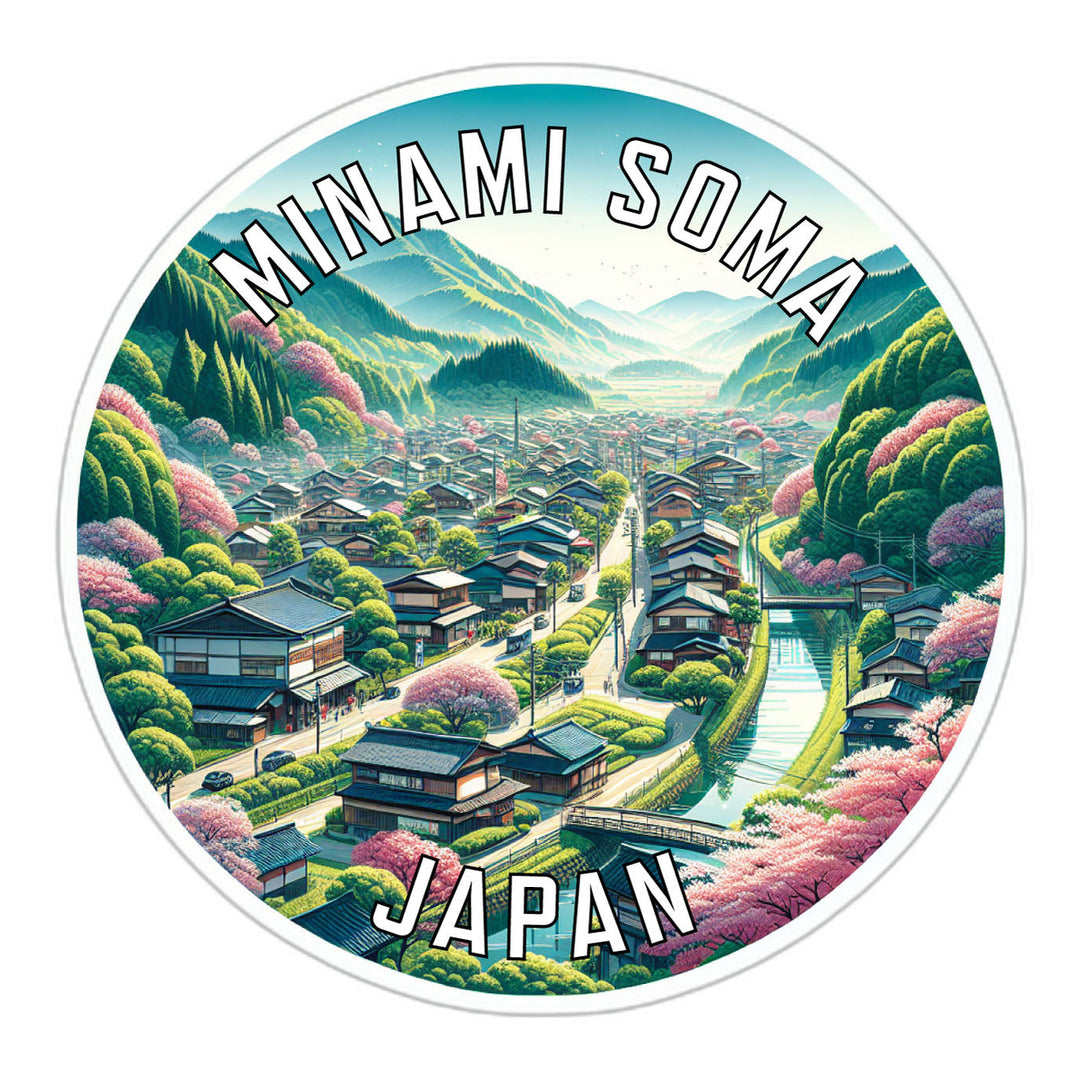 Minami Soma Japan Souvenir Die Cut Flat Magnet Image 1