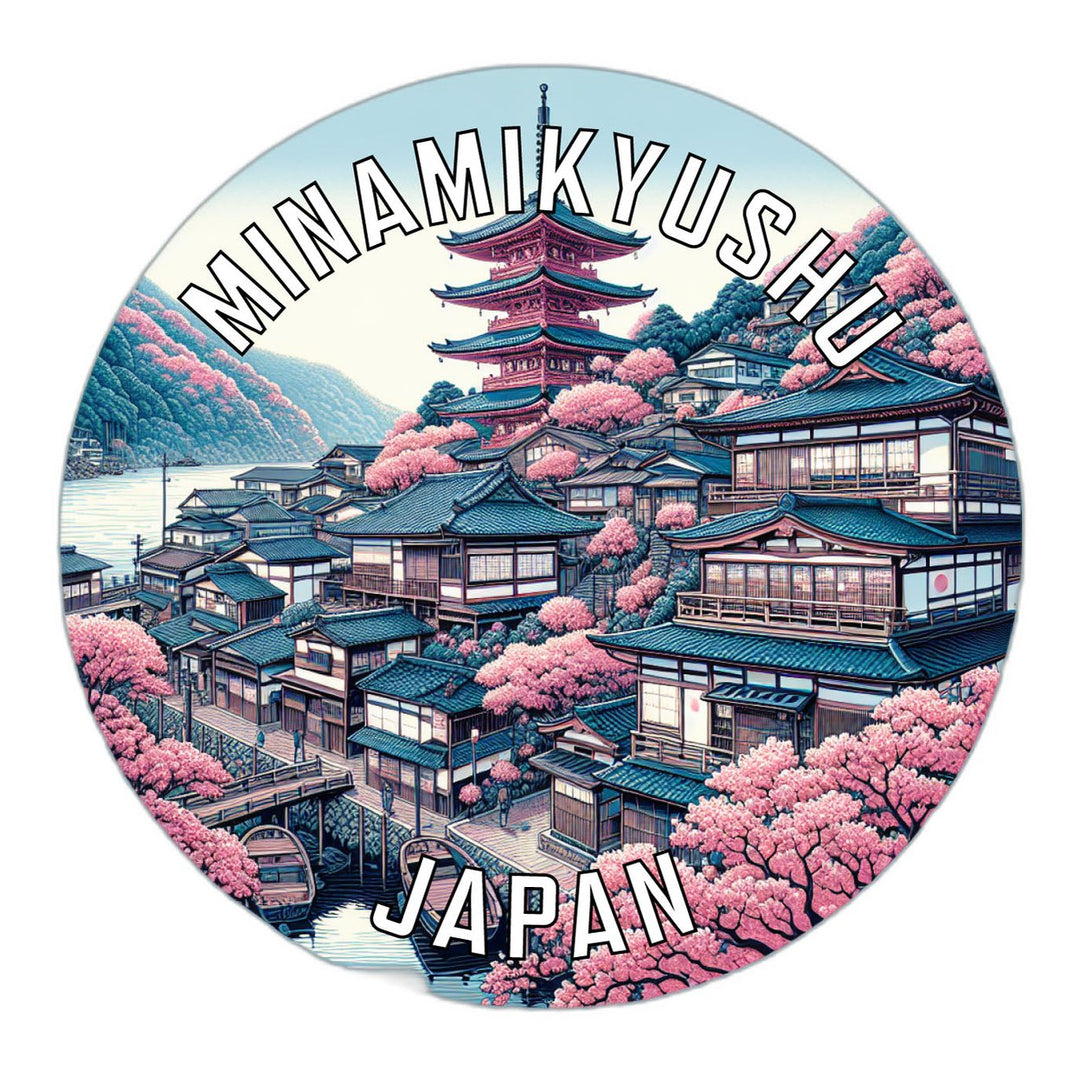 Minamikyushu Japan Souvenir Die Cut Flat Magnet Image 1