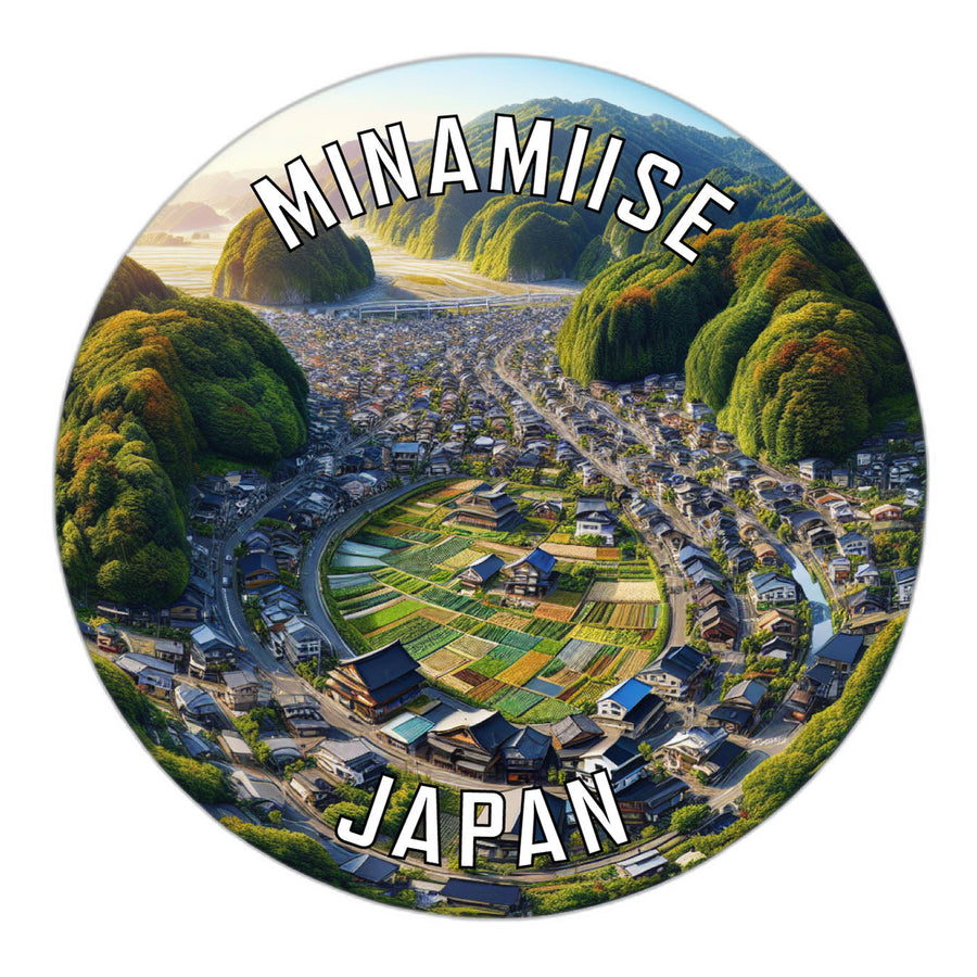 Minamiise Japan Souvenir Die Cut Flat Magnet Image 1