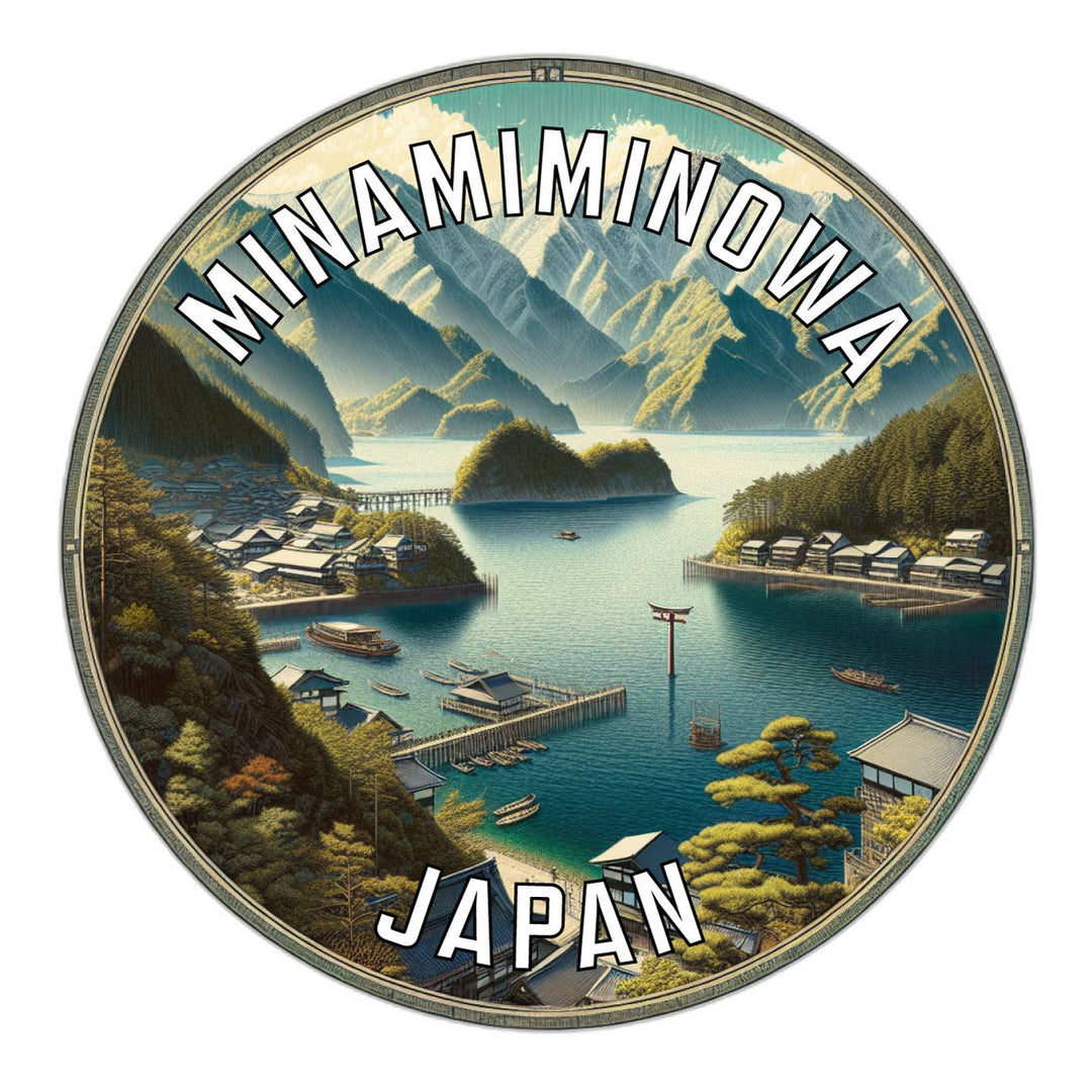 Minamiminowa Japan Souvenir Die Cut Flat Magnet Image 1