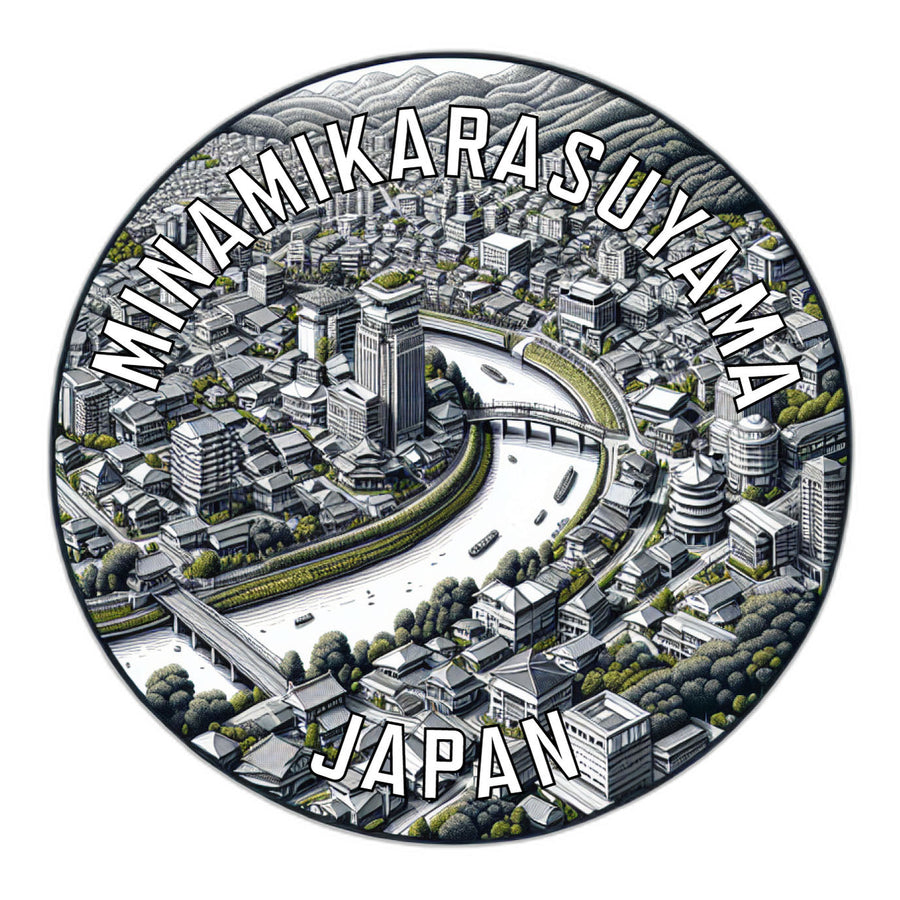 Minamikarasuyama Japan Souvenir Die Cut Flat Magnet Image 1