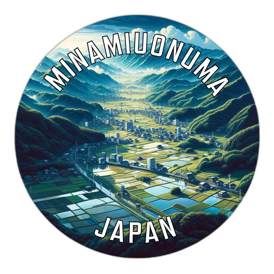 Minamiuonuma Japan Souvenir Die Cut Flat Magnet Image 1