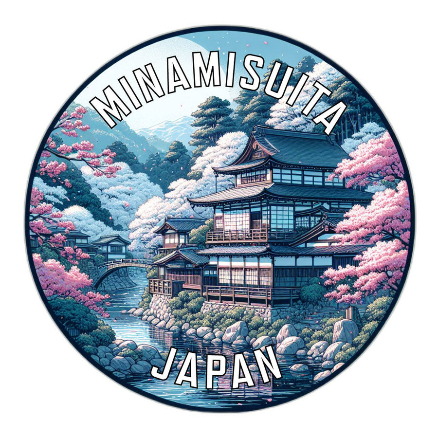 Minamisuita Japan Souvenir Die Cut Flat Magnet Image 1