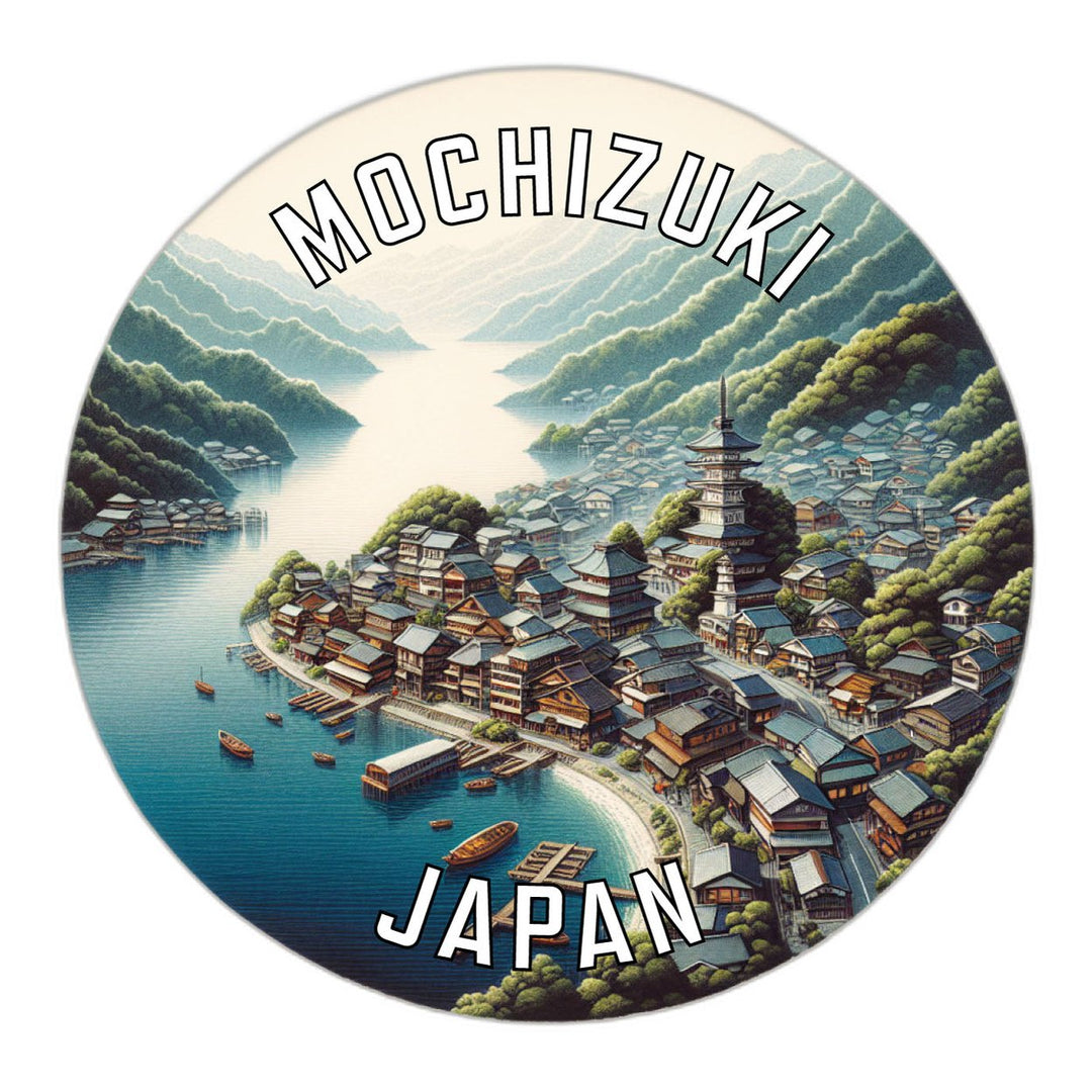 Mochizuki Japan Souvenir Die Cut Flat Magnet Image 1