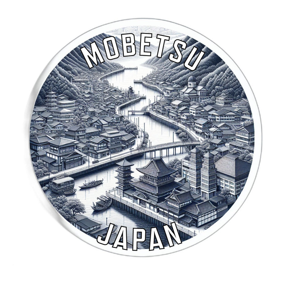 Mobetsu Japan Souvenir Die Cut Flat Magnet Image 1