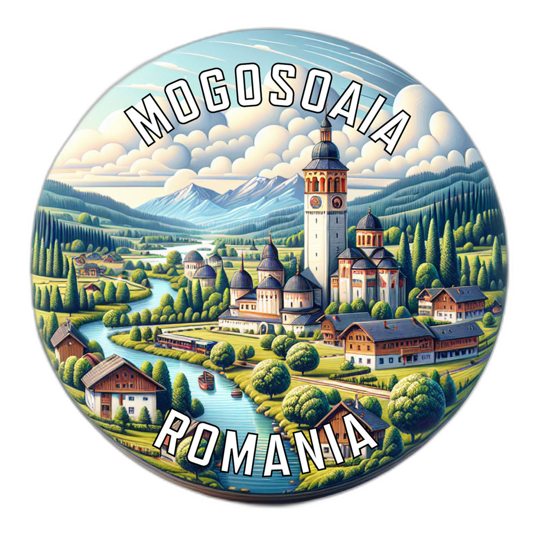 Mogosoaia Romania Souvenir Die Cut Flat Magnet Image 1