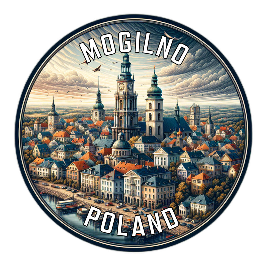 Mogilno Poland Souvenir Die Cut Flat Magnet Image 1