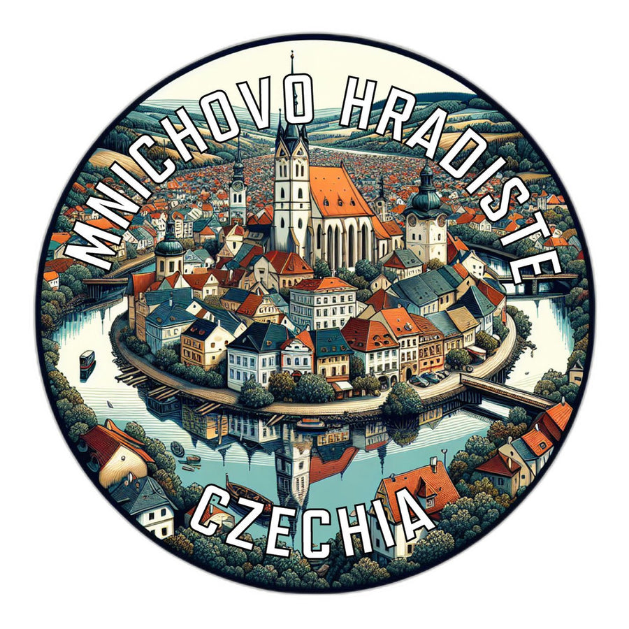 Mnichovo Hradiste Czechia Souvenir Die Cut Flat Magnet Image 1