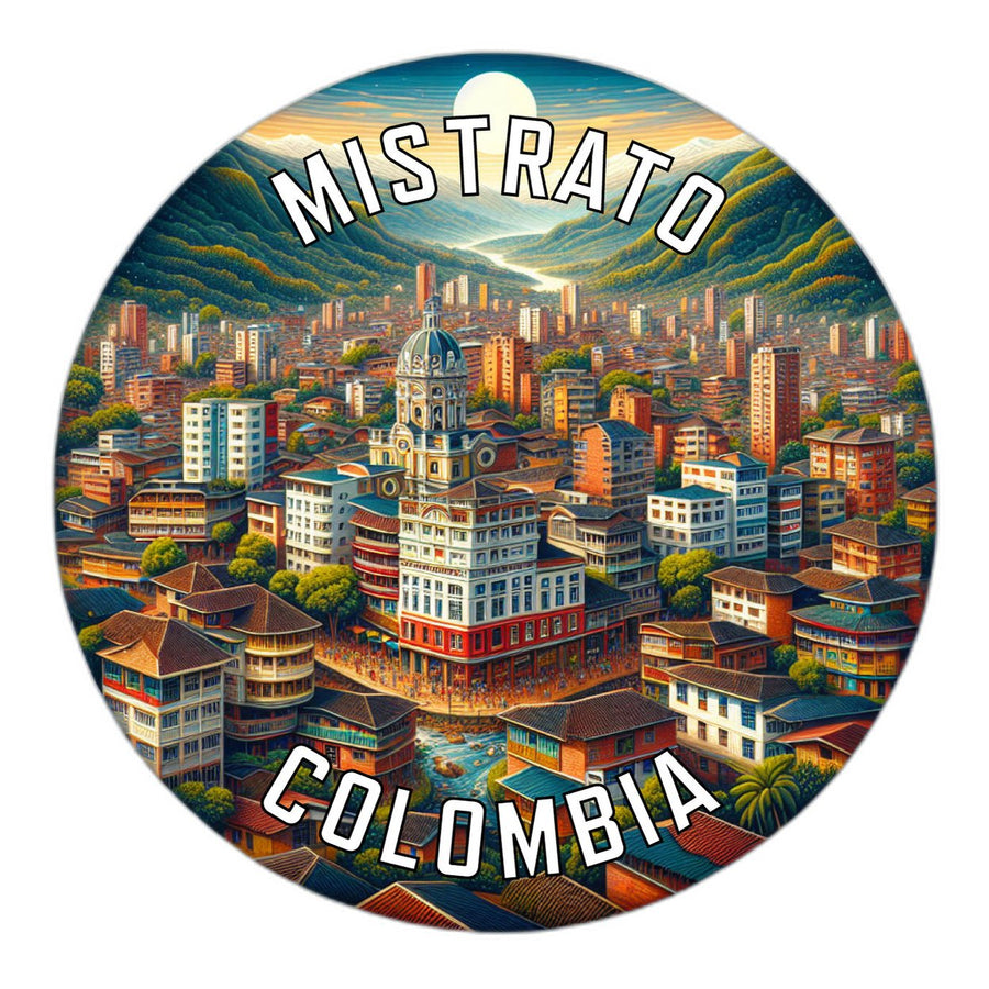 Mistrato Colombia Souvenir Die Cut Flat Magnet Image 1