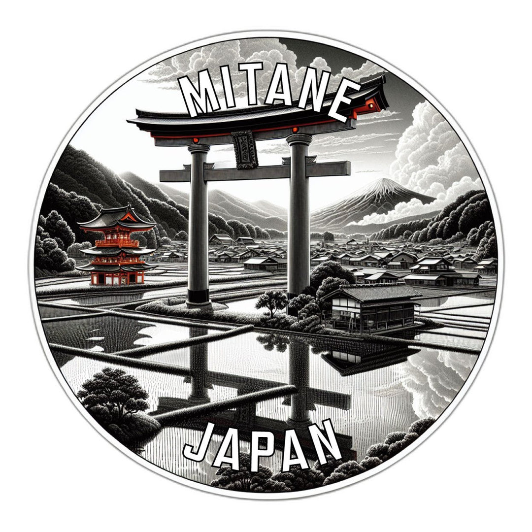 Mitane Japan Souvenir Die Cut Flat Magnet Image 1