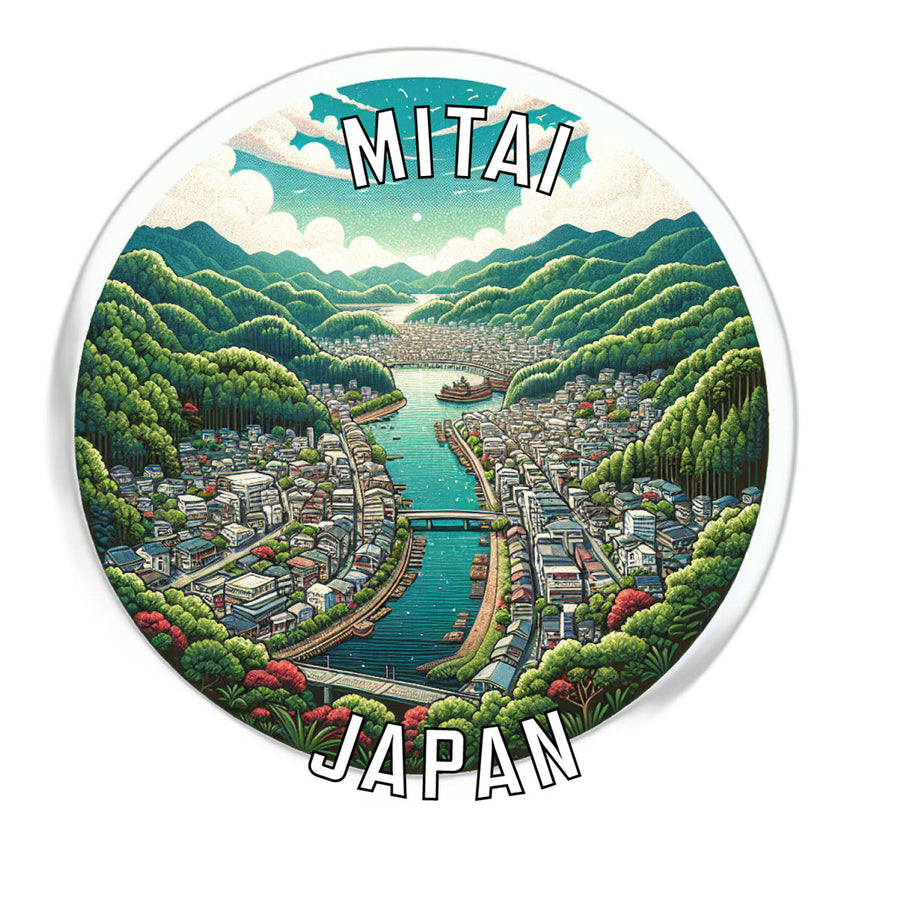 Mitai Japan Souvenir Die Cut Flat Magnet Image 1