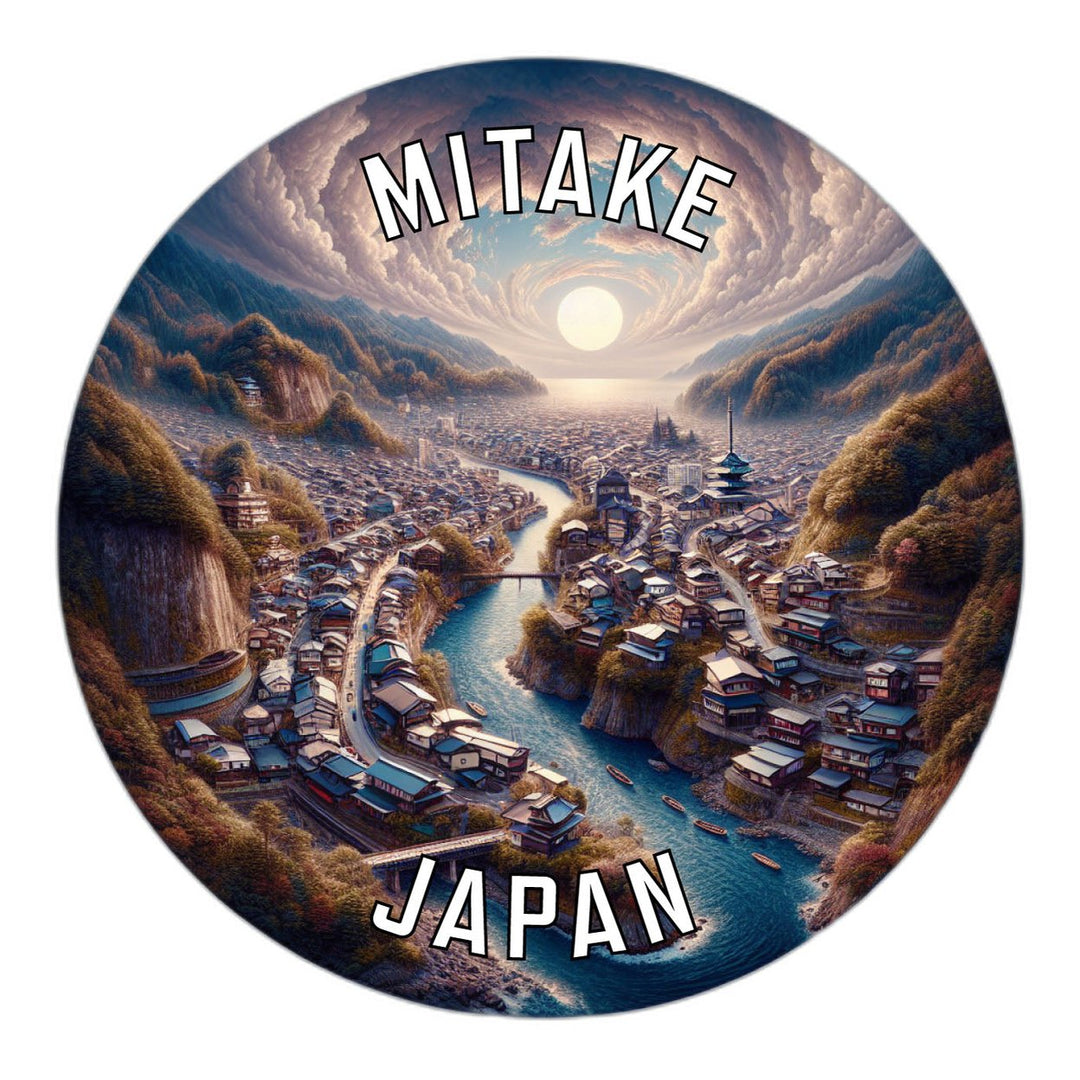 Mitake Japan Souvenir Die Cut Flat Magnet Image 1