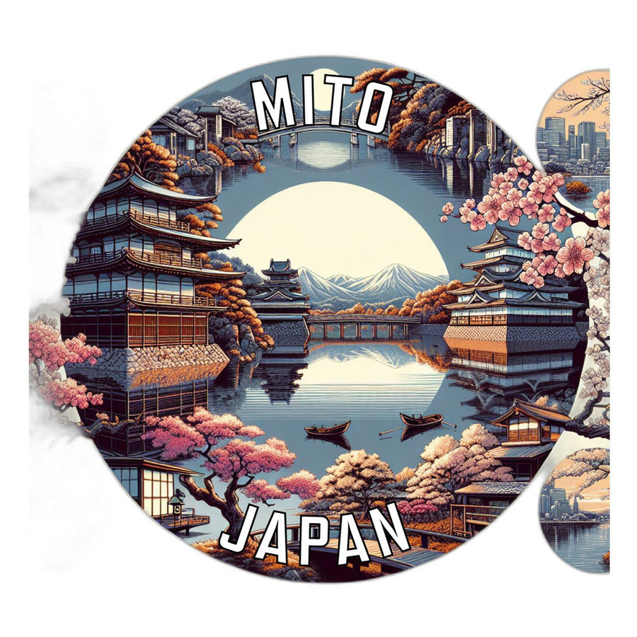 Mito Japan Souvenir Die Cut Flat Magnet Image 1