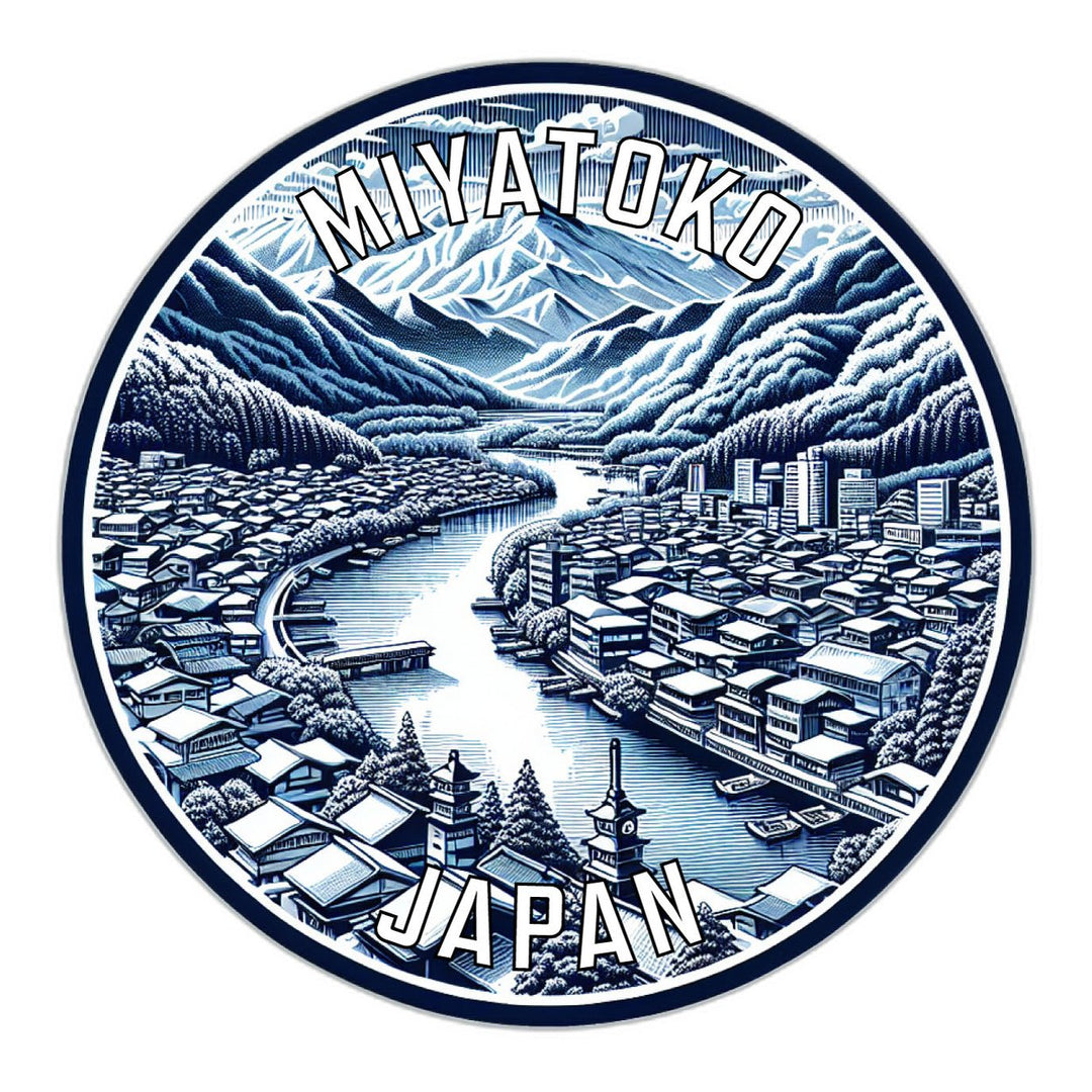 Miyatoko Japan Souvenir Die Cut Flat Magnet Image 1