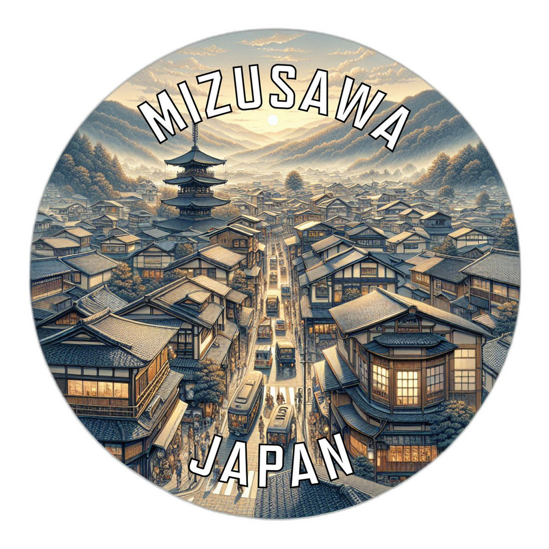 Mizusawa Japan Souvenir Die Cut Flat Magnet Image 1