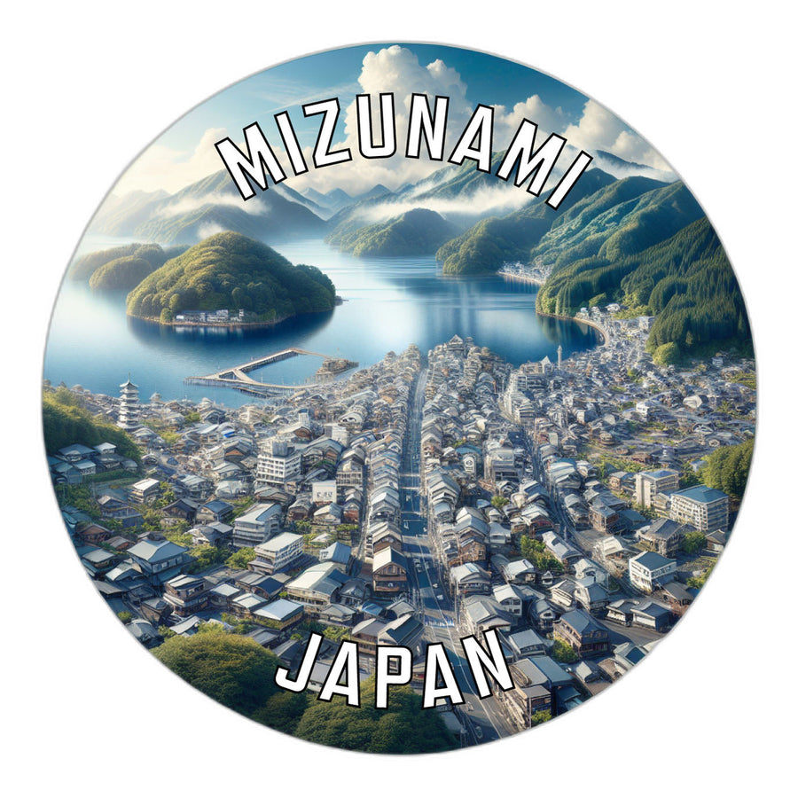 Mizunami Japan Souvenir Die Cut Flat Magnet Image 1